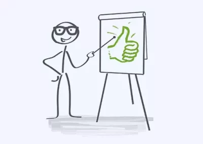 Visualisierung mit Flipchart im Vertrieb